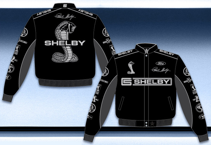 Shelby Cobra Collage - Adult Twill Jacket