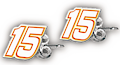 #15 Michael Waltrip - Post Earrings