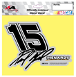 #15 Paul Menard - NASCAR Foil Diecut Decal