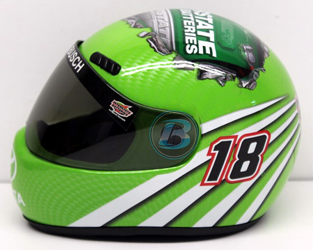 #18 Kyle Busch - Interstate Batteries NASCAR Mini Helmet