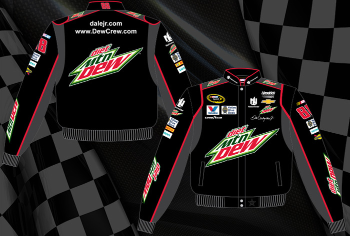 #88 Dale Earnhardt Jr '15 Diet Mountain Dew - NASCAR Uniform Jacket
