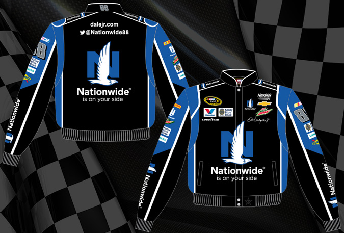 #88 Dale Earnhardt Jr '15 Nationwide / Black - NASCAR Uniform Jacket