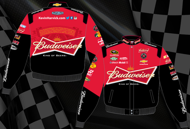 #4 Kevin Harvick '15 Budweiser - NASCAR Uniform Jacket