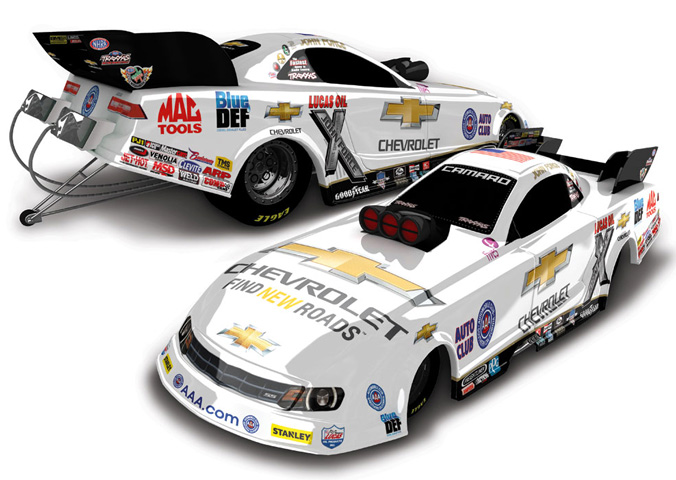 2015 John Force - Chevrolet Camaro NHRA Funny Car Diecast