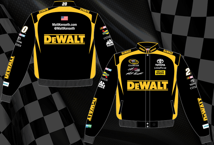 #20 Matt Kenseth '15 DeWALT - NASCAR Uniform Jacket