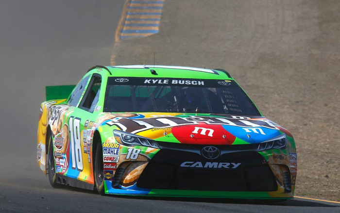 2015 Kyle Busch #18 M&M's Crispy - Sonoma Win / Raced Diecast