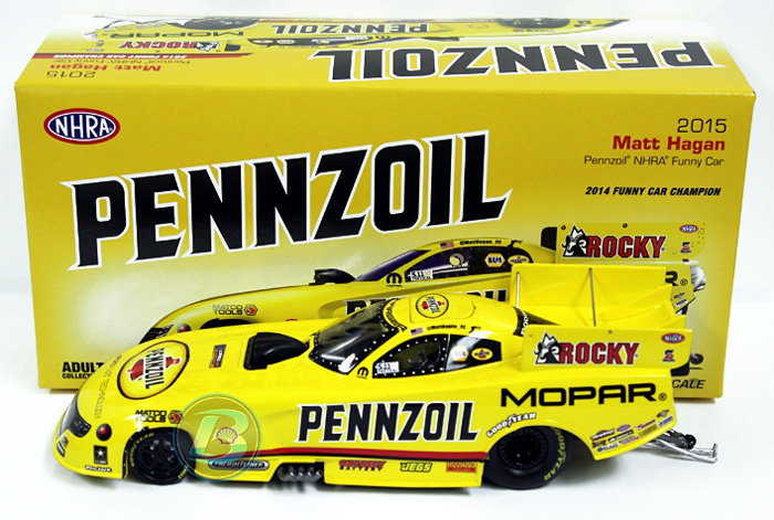2015 Matt Hagan - Pennzoil NHRA Funny Car Diecast