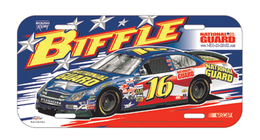#16 Greg Biffle - Car License Plate