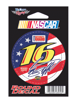 #16 Greg Biffle - Round Decal