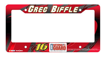 #16 Greg Biffle - License Plate Frame