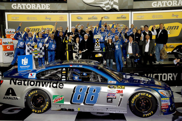 2016 Dale Earnhardt Jr #88 Nationwide - Daytona Duel Win / Raced Diecast