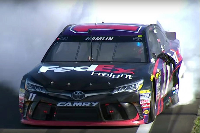 2016 Denny Hamlin #11 FedEx Freight - Watkins Glen Win / Raced Diecast
