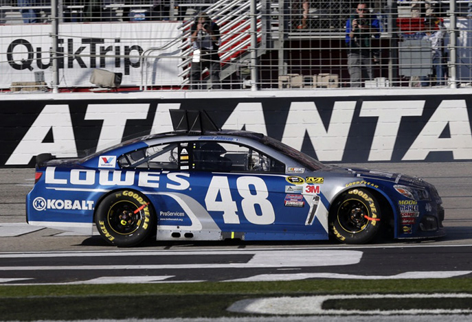2016 Jimmie Johnson #48 Lowe's - Atlanta Win / Raced Diecast