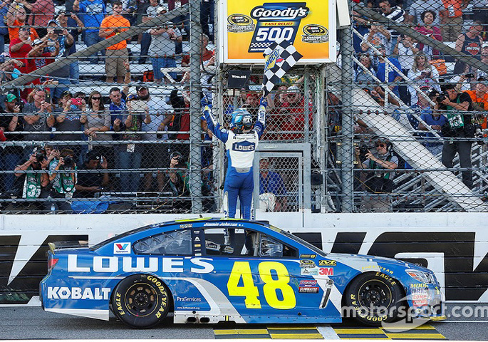 2016 Jimmie Johnson #48 Lowe's - Martinsville Win / Raced Diecast