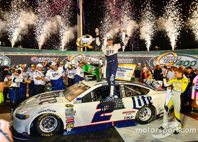2016 Brad Keselowski #2 Miller Lite - Kentucky Win / Raced Diecast