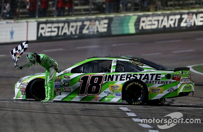 2016 Kyle Busch #18 Interstate Batteries - Texas Win / Raced Diecast