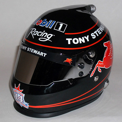 #14 Tony Stewart - Mobil 1 NASCAR Mini Helmet