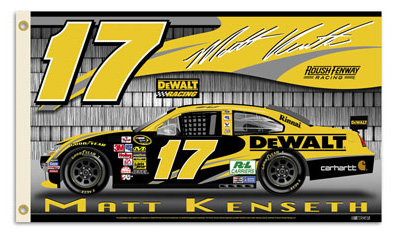 #17 Matt Kenseth - Dewalt 2-Sided Flag