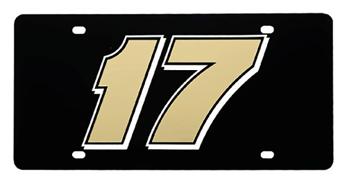 #17 Matt Kenseth - Laser Tag / Mirror License Plate