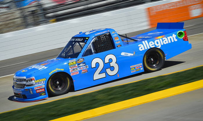 2017 Chase Elliott #23 Allegiant - Martinsville Win / Raced Truck Diecast
