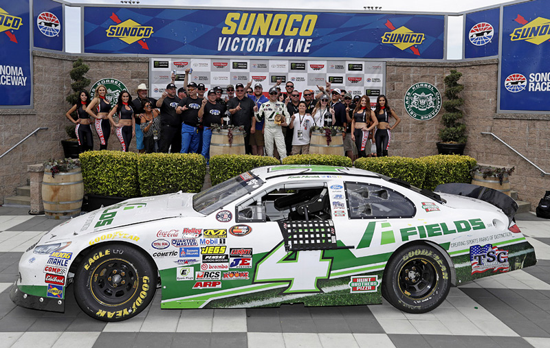 2017 Kevin Harvick #4 FIELDS - K&N Sonoma Win / Raced Diecast