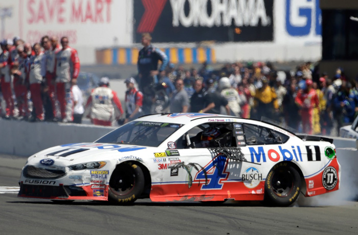 2017 Kevin Harvick #4 Mobil 1 - Sonoma Win / Raced Diecast