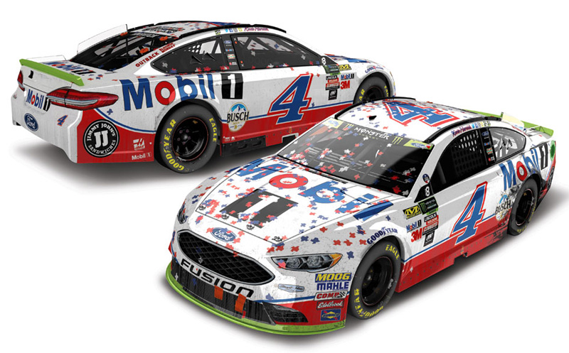 2017 Kevin Harvick #4 Mobil 1 - Texas Win / Raced Diecast