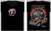 #17 Matt Kenseth - Dewalt Saw Blade Black T-Shirt