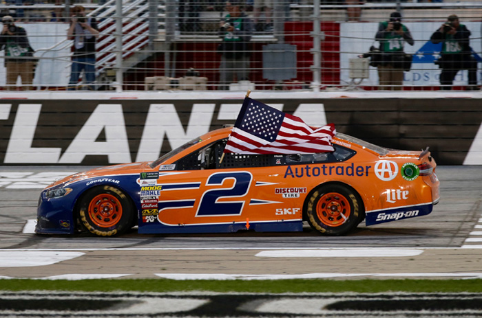 2017 Brad Keselowski #2 Autotrader - Atlanta Win / Raced Diecast