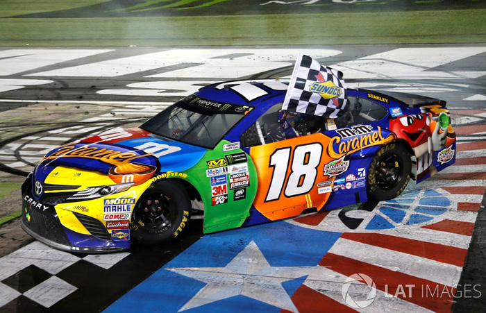 2017 Kyle Busch #18 M&M's Caramel - All-Star Win / Raced Diecast