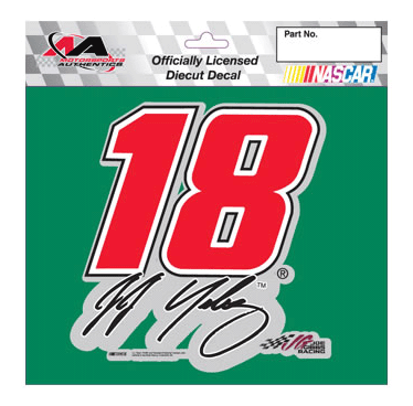 #18 J.J. Yeley - Foil Diecut Decal