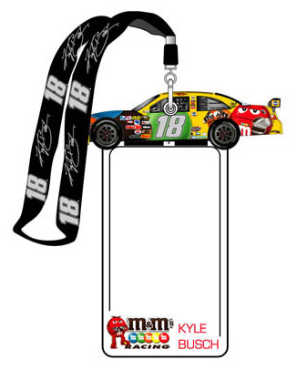 #18 Kyle Busch / M&Ms - Credential Holder