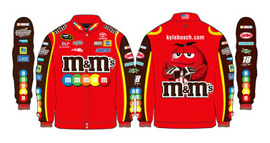 #18 Kyle Busch '08 M&Ms Red - Jacket