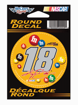 #18 Kyle Busch / M&Ms - Round Decal