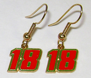 #18 Kyle Busch - Wire Earrings