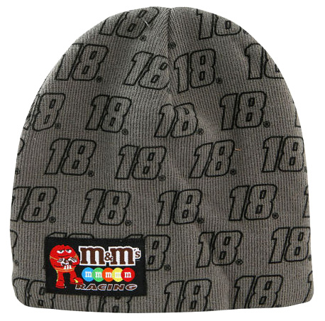 #18 Kyle Busch - M&M's Racing Knit Beanie