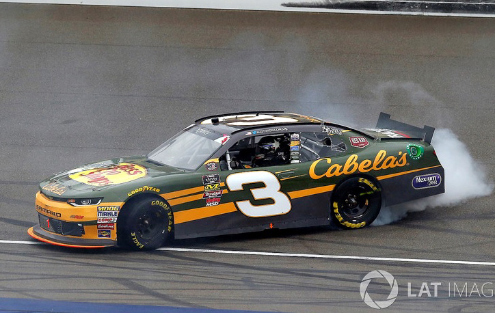 2018 Austin Dillon #3 Bass Pro / Cabela's - Michigan Win / Raced Diecast