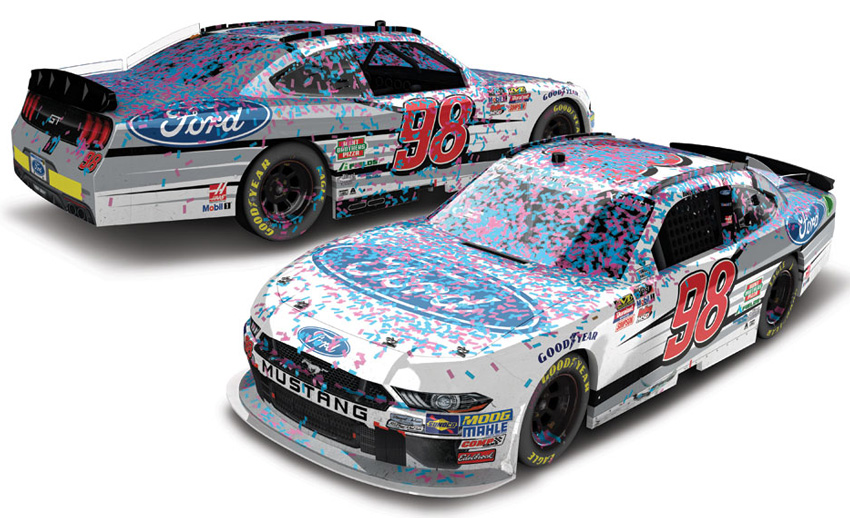 2018 Chase Briscoe #98 Ford - Charlotte ROVAL Win / Raced Diecast