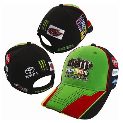 #18 Kyle Busch '15 M&M's Racing NASCAR Uniform Hat