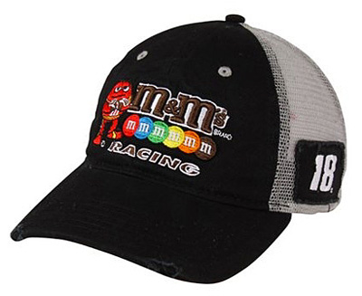 #18 Kyle Busch - M&M's Racing Hauler Mesh NASCAR Hat