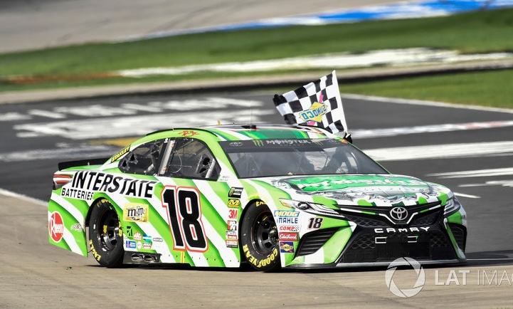 2018 Kyle Busch #18 Interstate Batteries - Texas Win / Raced Diecast