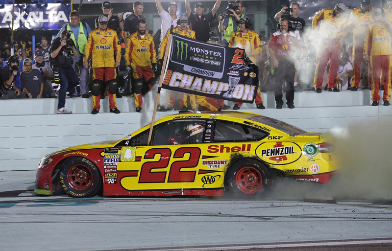 2018 Joey Logano #22 Shell-Pennzoil - Homestead Win / Raced Diecast