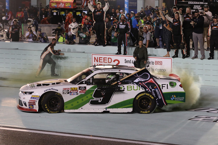 2018 Tyler Reddick #9 BurgerFi - Homestead Win / Raced 1/24 Diecast