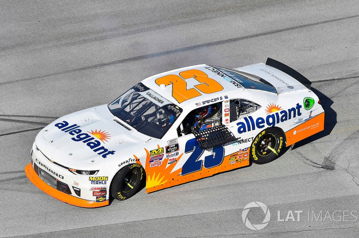 2018 Spencer Gallagher #23 Allegiant - Talladega Win / Raced Diecast