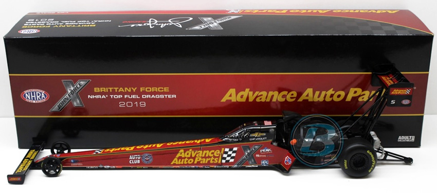 2019 Brittany Force - Advance Auto Parts NHRA Top Fuel 1/24 Diecast