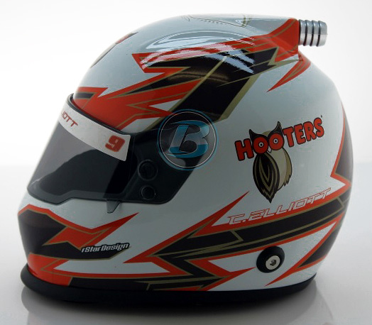 #9 Chase Elliott - Hooters NASCAR Mini Helmet