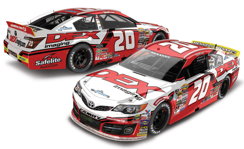 2019 Harrison Burton #20 DEX Imaging - Daytona Win / Raced ARCA Diecast