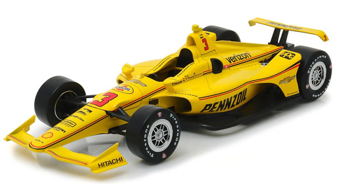 2019 Helio Castroneves #3 Pennzoil - NTT IndyCar 1/64 Diecast