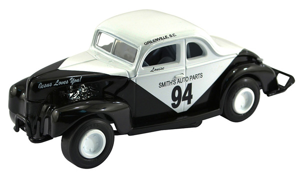 1940 Louise Smith #94 Smiths Auto Parts Ford Coupe Diecast