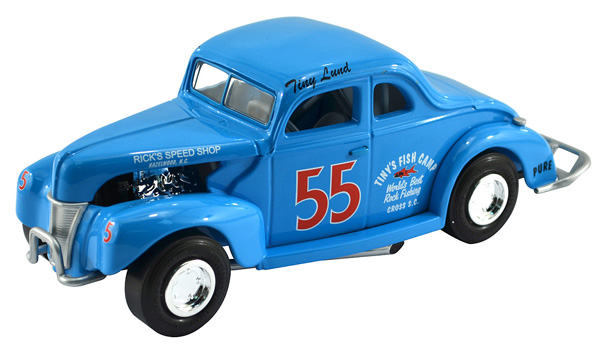 1940 Tiny Lund #55 Tiny's Fish Camp Ford Coupe Diecast